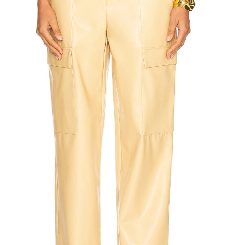 Helsa Waterbased Faux Leather Cargo Pant M